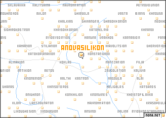 map of Áno Vasilikón