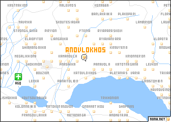 map of Áno Vlokhós