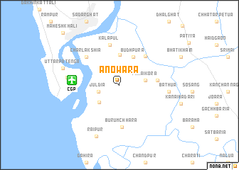 map of Anowara