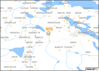 map of Ånö