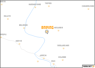 map of Anping