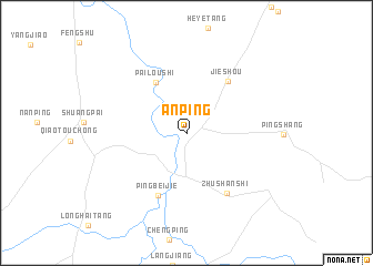map of Anping