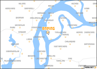 map of Anping