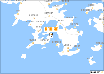 map of Anqian