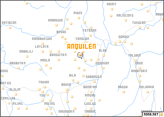 map of Anquilen