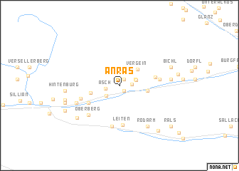 map of Anras