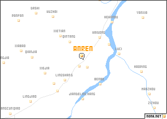 map of Anren