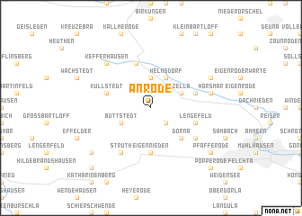 map of Anrode