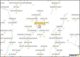 map of Ansage