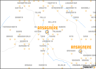 map of Ansagnéré