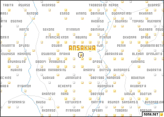 map of Ansakwa