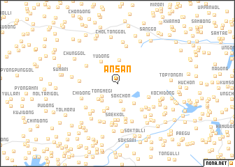 map of Ansan