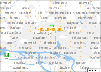 map of Anscharhöhe