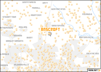 map of Anscroft