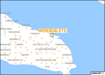 map of Anse à Galets