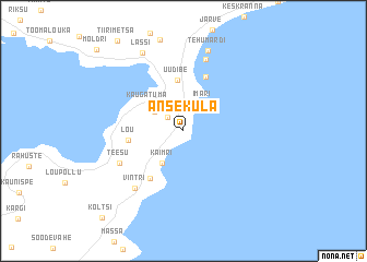 map of Anseküla