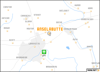 map of Anse La Butte