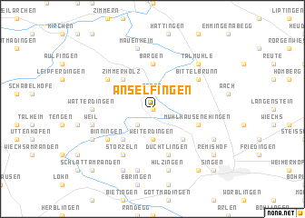 map of Anselfingen