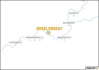 map of Anselmo Sedy