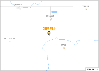 map of Anselm