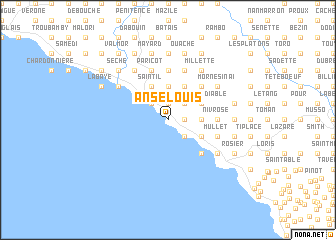 map of Anse Louis