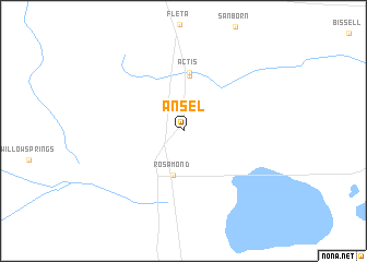 map of Ansel