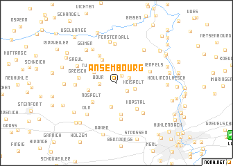map of Ansembourg