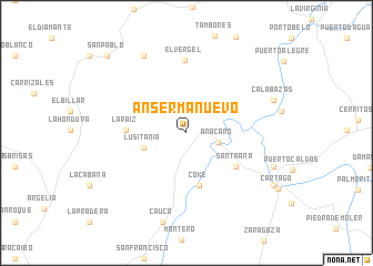 map of Ansermanuevo