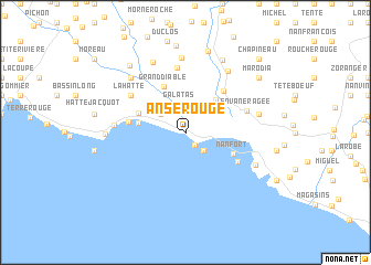 map of Anse Rouge