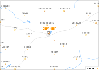 map of Anshun