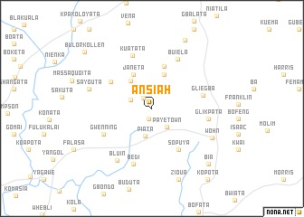 map of Ansiah