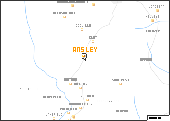 map of Ansley