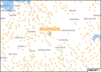 map of Ansong-gol
