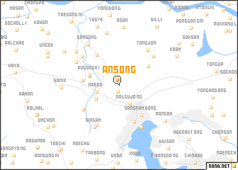 map of Ansŏng