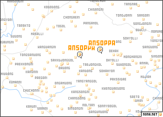 map of Ansŏpp\