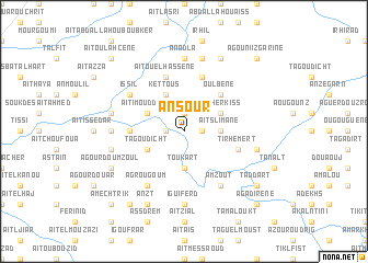 map of Ansour