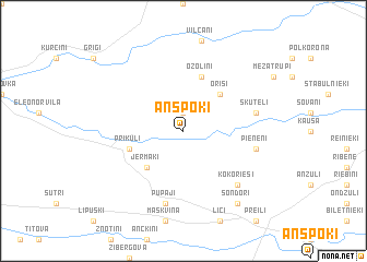 map of Anspoki