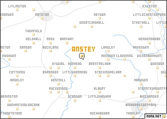 map of Anstey