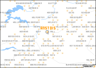 map of Anstois