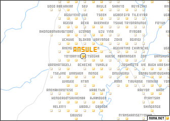map of Ansule