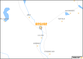 map of Ansvar