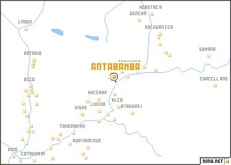 map of Antabamba