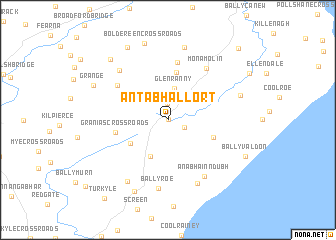 map of An tAbhallort