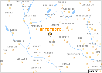 map of Antacarca