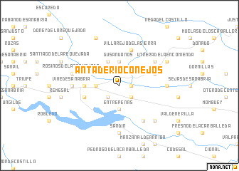map of Anta de Río conejos