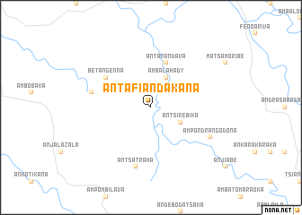map of Antafiandakana