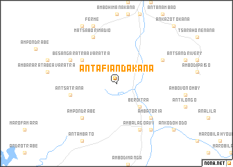 map of Antafiandakana