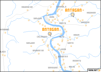 map of Antagan