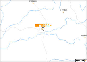 map of Antāgarh