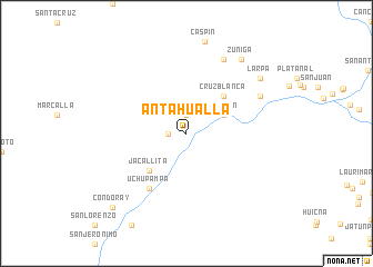 map of Antahualla